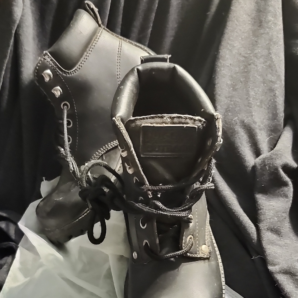 Black Leather Boots